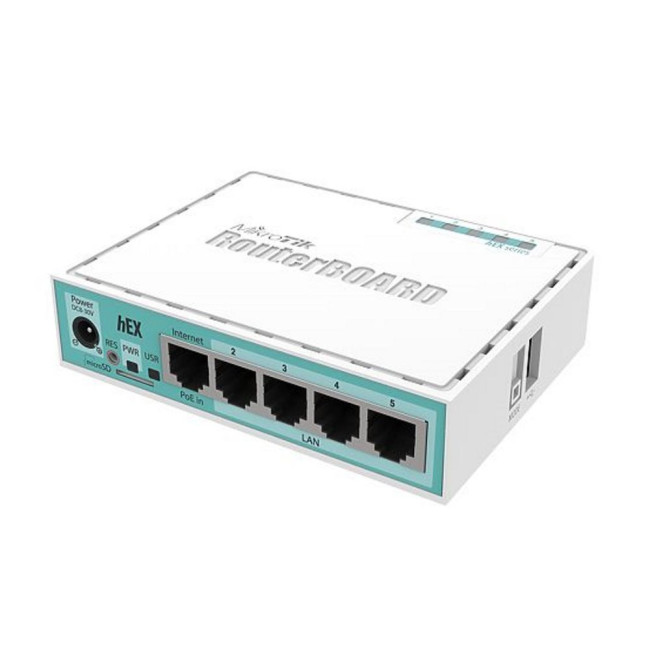 Маршрутизатор hEX (RouterOS L4) with case MIKROTIK RB750Gr3