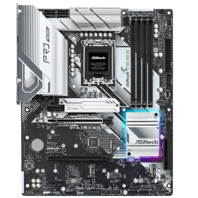 Mатеринська плата s1700 Intel Z790 DP/HDMI 4xM.2 4xDDR5 2.5GbE LAN ATX ASROCK Z790 PRO RS