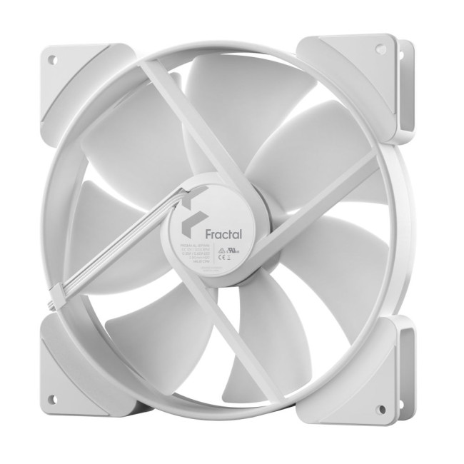 Вентилятор для корпусу 180 мм, білий, ARGB PWM, Prisma AL-18 ARGB PWM White FRACTAL DESIGN Prisma AL-18 ARGB PWM White (FD-FAN-PRI-AL18-PWM-WT)