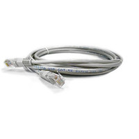 Патч-корд RJ45, UTP 5e, 3.0m,24AWG, CU, сірий KINGDA KD-PAUT3300GY