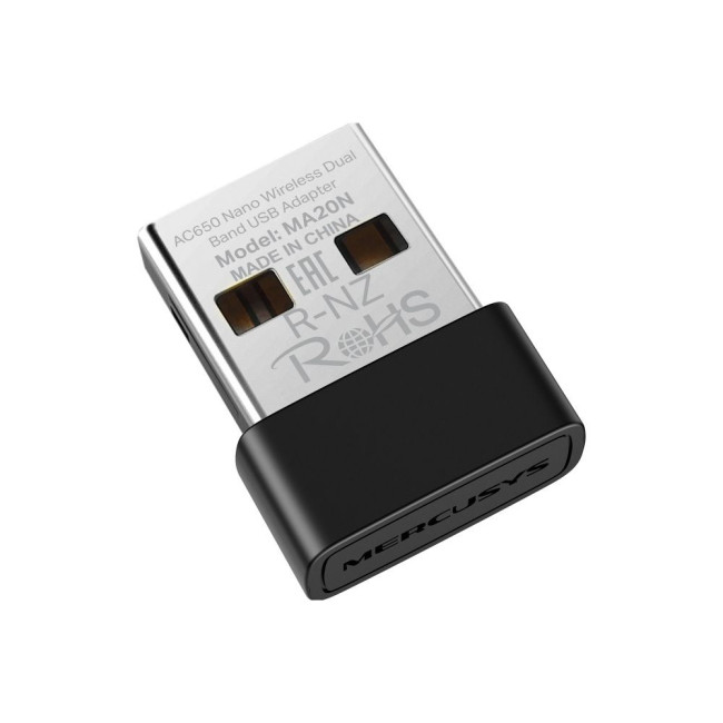 Бездротовий мережевий USB-адаптер MERCUSYS, MA20N MERCUSYS MA20N