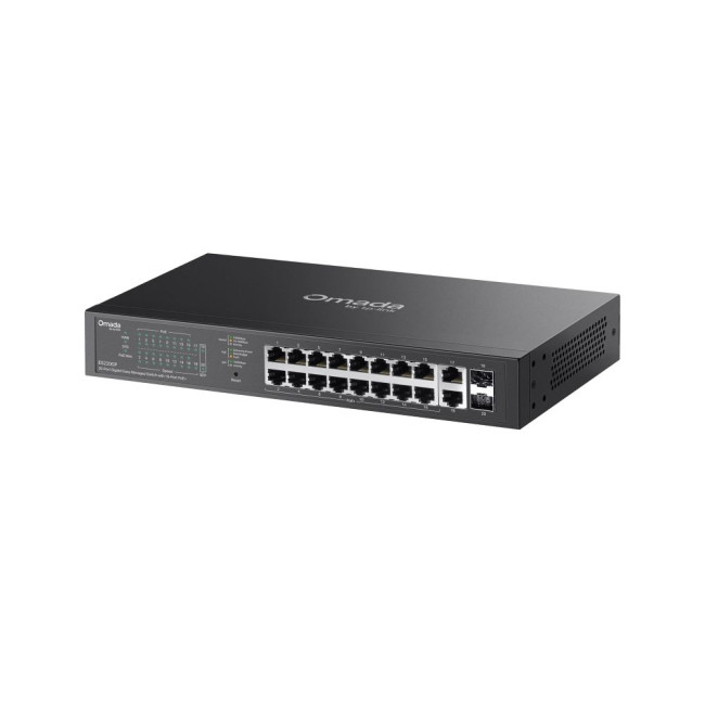 20-портовий гігабітний комутатор Omada Easy Managed з 16 портами PoE+ TP-LINK, ES220GP TP-LINK ES220GP