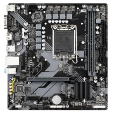 Mатеринська плата s1700 Intel B760 HDMI/VGA 2xM.2 GbE LAN mATX GIGABYTE B760M H DDR4