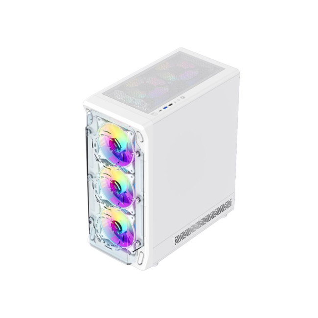 Корпус ATX без блока живлення , бічне загартоване скло ATX, M-ATX, ITX 1*usb 3.0 + 1*usb 2.0+Type C GAMEMAX Starlight 2 AW (Starlight 2AW)