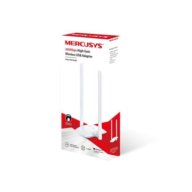 Бездротовий USB-адаптер 300 Мбіт/с MERCUSYS MW300UH