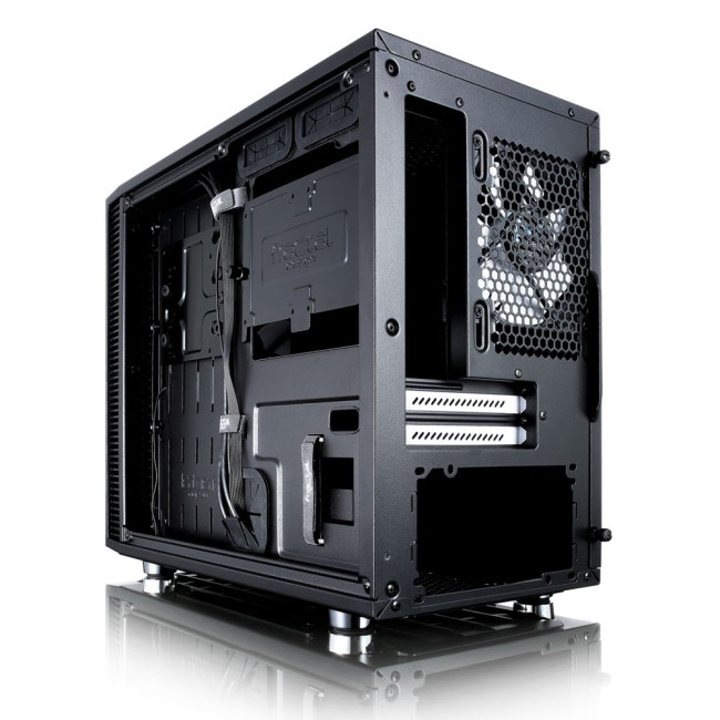 Корпус mini-ITX без БЖ, чорний, скло Define Nano S Black Window FRACTAL DESIGN Define Nano S Black Window (FD-CA-DEF-NANO-S-BK-W)