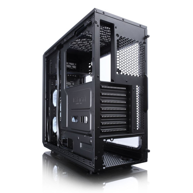 Корпус ATX без БЖ, чорний, скло Focus G Black Window FRACTAL DESIGN Focus G Black Window (FD-CA-FOCUS-BK-W)