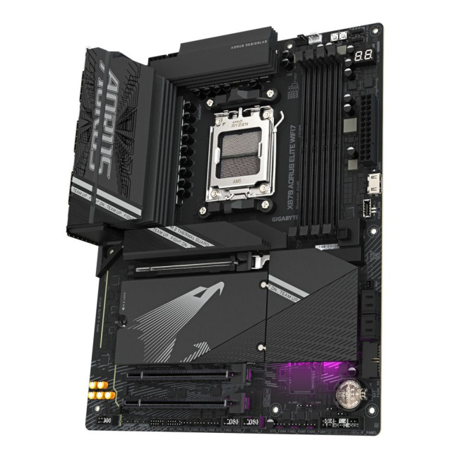 Mатеринська плата sAM5 AMD X870 HDMI 4xM.2  USB4.0 2.5GbE LAN ATX GIGABYTE X870 AORUS ELITE WIFI7