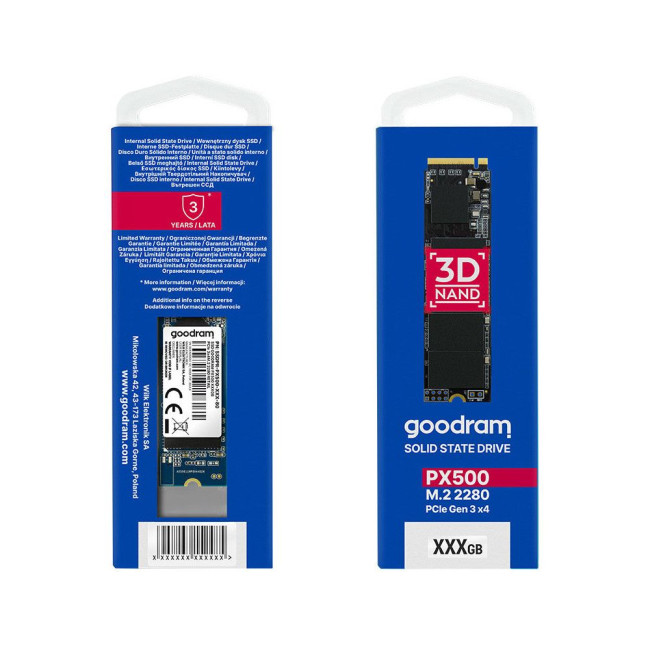 накопичувач M.2 512GB PX500 NVMe PCIe 3.0  2280 GOODRAM SSDPR-PX500-512-80-G3