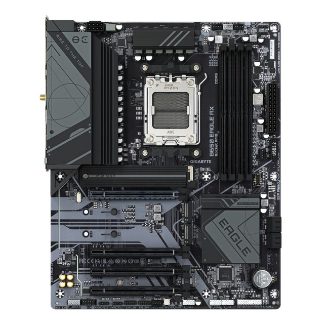 Mатеринська плата sAM5 AMD B650 DP/HDMI 3xM.2  GbE LAN ATX GIGABYTE B650 EAGLE
