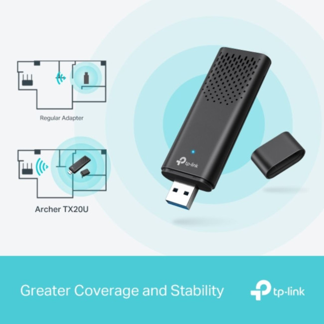 Бездротовий USB адаптер TP-Link, Archer TX20U TP-LINK Archer TX20U