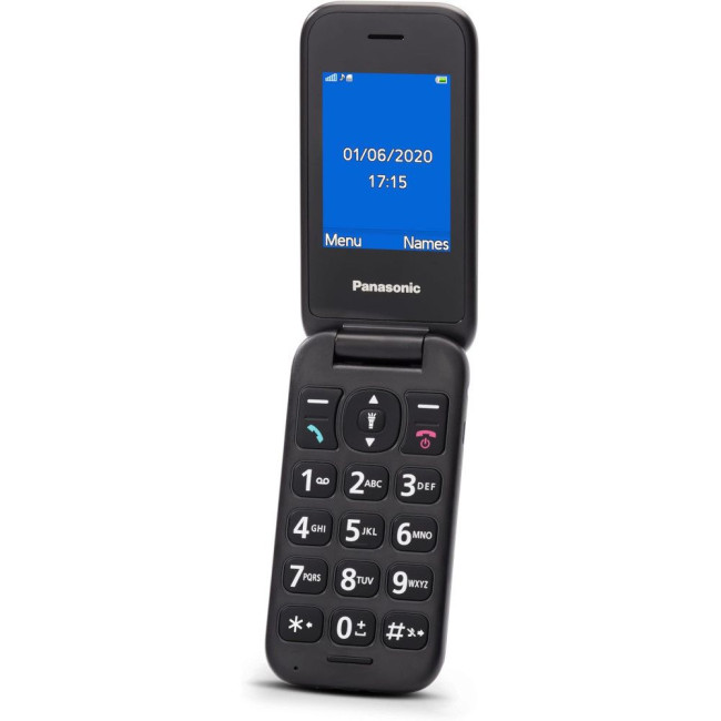 Мобільний телефон сірий PANASONIC KX-TU400EXG