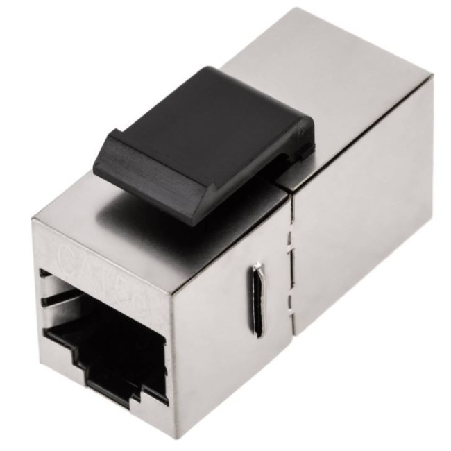 З'єднувач витої пари STP, Keystone, кат. 5E, RJ45-RJ45 KINGDA KD-CP3007SHC5E