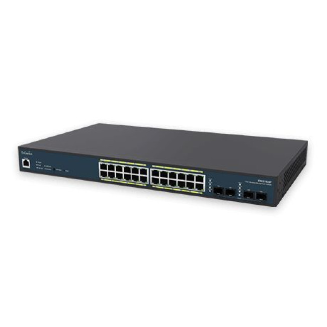 Комутатор 24xGbE + 4xSFP L2 185W 50AP ENGENIUS EWS7928P (1402A0194301)