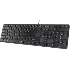 клавiатура дротова USB Black UKR GENIUS SlimStar 126 (31310017407)