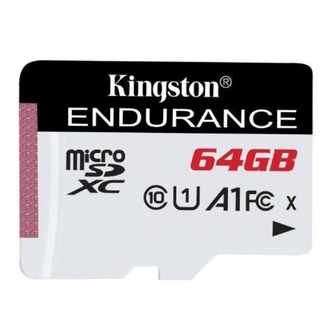Карта пам'яті 64GB microSDXC Endurace C10 A1 UHS-I  95R/30W U1 KINGSTON SDCE/64GB