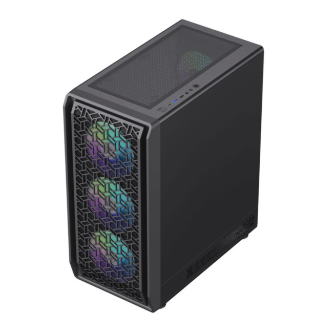 Корпус Micro ATX без блока живлення , загартоване  склоMicro Gaming Mini Tower    M-ATX(200mm), ITX GAMEMAX Forge MB