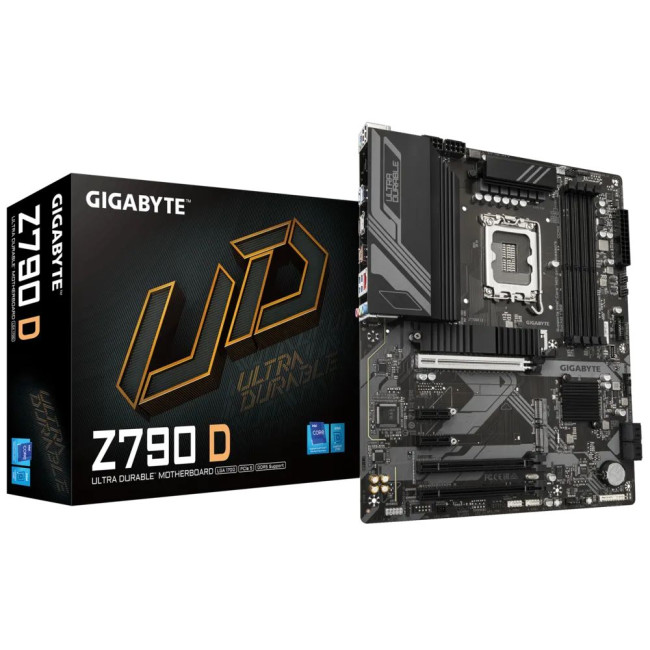 Mатеринська плата s1700 Intel Z790 HDMI/DP 4xDDR5 3xM.2 2.5GbE LAN ATX GIGABYTE Z790 D