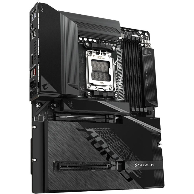 Mатеринська плата sAM5 AMD B850 HDMI 4xM.2 5GbE LAN ATX GIGABYTE B850 AORUS STEALTH