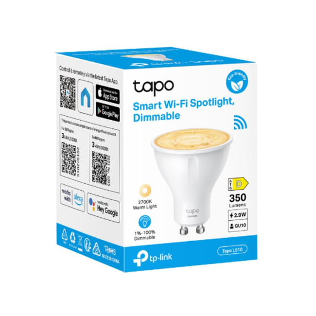 Розумний, кольоровий Wi-Fi прожектор TP-Link, Tapo L610 TP-LINK Tapo L610