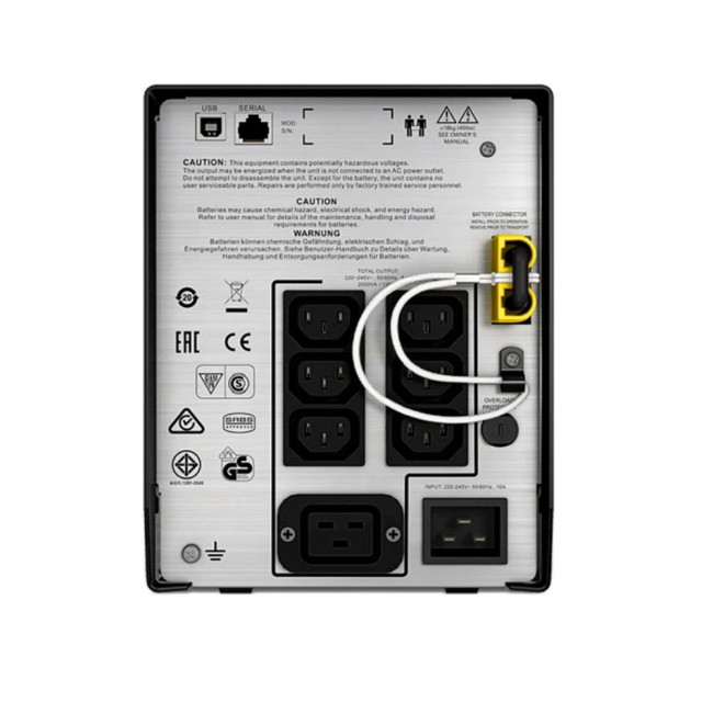 ДБЖ 1300W/2000VA,L-I,USB,LCD APC SMC2000I