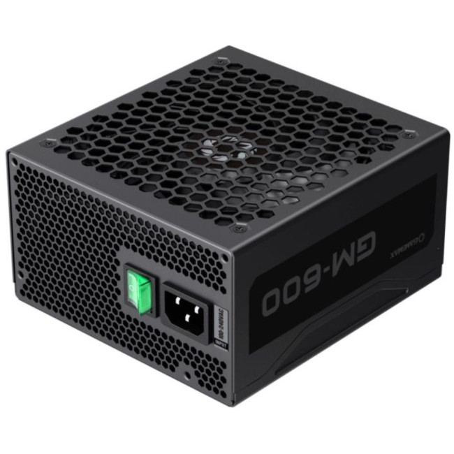 Блок живлення ATX 600W,80+Bronze, вентилятор 140 мм, повністю модульний, чорний, коробочний GAMEMAX GM-600 Modular