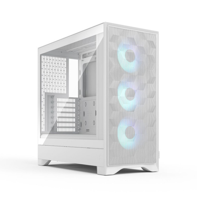 Корпус ATX без БЖ, білий, з загартованим cклом Pop 2 Air White TG RGB FRACTAL DESIGN Pop 2 Air White TG RGB (FD-C-POA2A-04)
