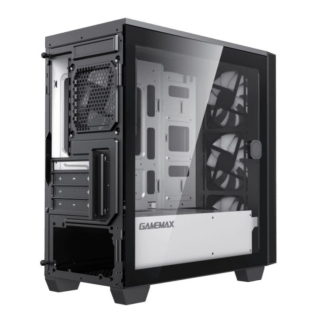 Корпус  MICRO  ATX  без блока живлення front panel with full mesh,  V 1.62 PWM +ARGB Hub GAMEMAX Aero Mini