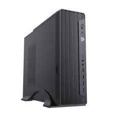 Корпус mATX з блоком живлення SFX  GS-400 80+ Bronze 2usb2.0+2usb3.0+Type-C+CR, slim odd window on f GAMEMAX ST-608-2U2-2U3-TYPE-C-CR-400W