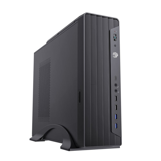 Корпус mATX з блоком живлення SFX  GS-400 80+ Bronze 2usb2.0+2usb3.0+Type-C+CR, slim odd window on f GAMEMAX ST-608-2U2-2U3-TYPE-C-CR-400W