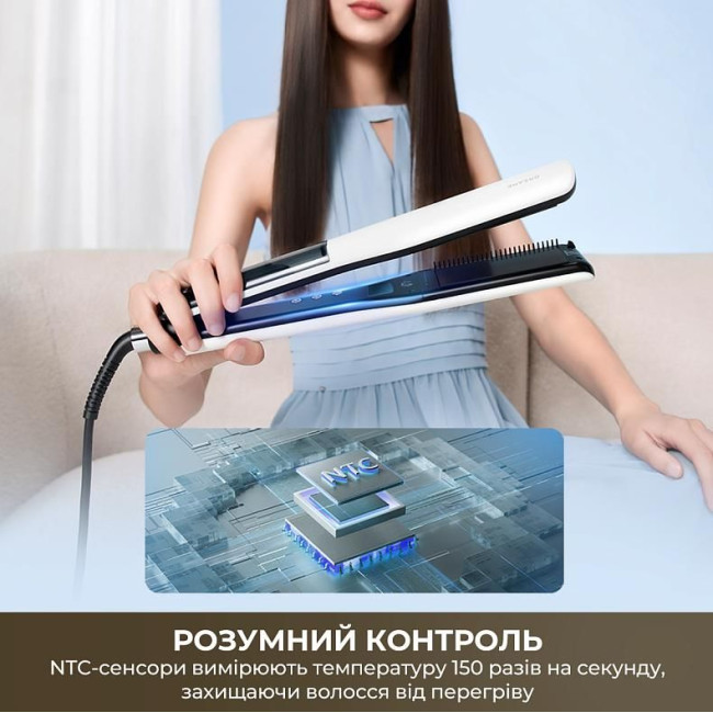 Паровий випрямляч Dreame AuraSteam Straight White AA01A