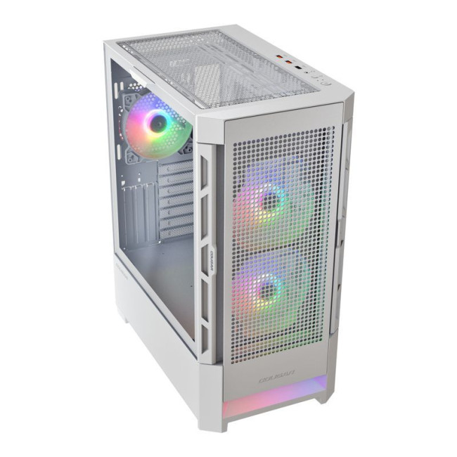 Ігровий корпус, 2*140mm ARGB, 1*120mm ARGB вентилятори передвстановлені, ATX/mATX/mini-ITX, скляне вікно