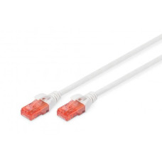 Патч-корд CAT 6 U-UTP, Cu, LSZH AWG 26/7, довжина 0,25 м, колір сірий, DK-1617-0025 DIGITUS by ASSMANN