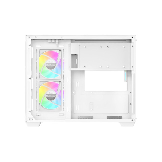 Корпус для комп'ютера MATX W/O PSU GAMMA C54 ARGB білий (GAMMA-C54-WHD300XX-GL) OCYPUS
