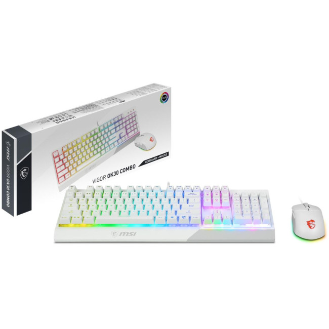 Клавіатура + миша VIGOR GK30 COMBO WHITE UA MSI