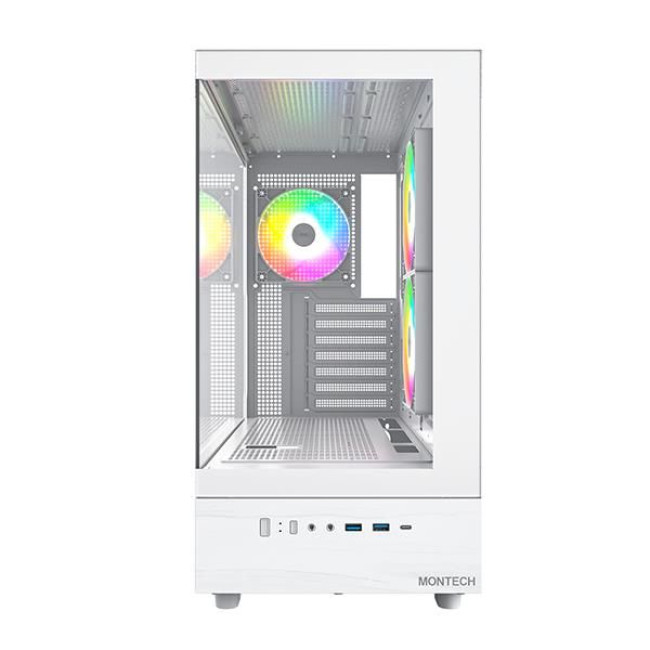 Корпус ATX W/O PSU WHITE XR (W) MONTECH