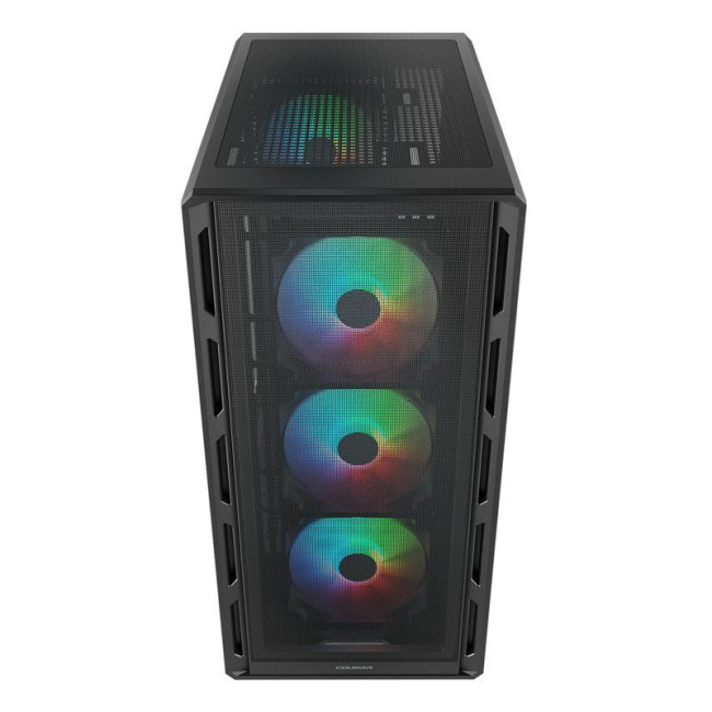 Ігровий корпус, 3*120mm RGB, 1*120mm ARGB вентилятори передвстановлені, ATX/mATX/mini-ITX, скляне вікно