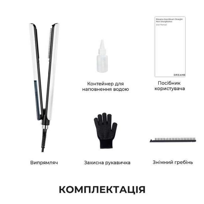 Паровий випрямляч Dreame AuraSteam Straight White AA01A