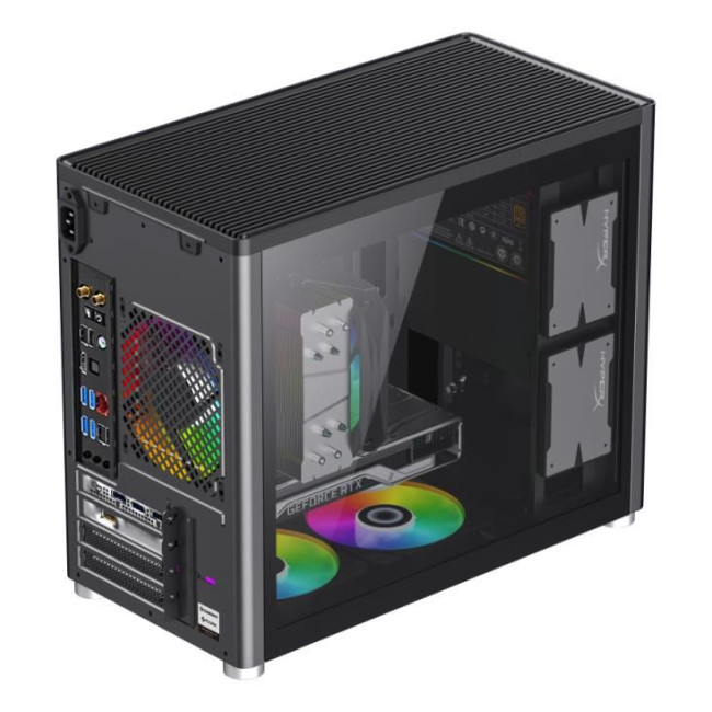 Корпус для комп'ютера ATX W/O PSU SPARK BLACK GAMEMAX
