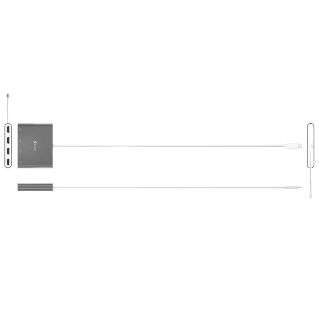 Адаптер-перехідник USB-C на 4 HDMI (4 незалежних екрани)