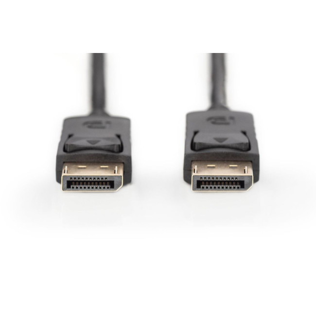 Кабель DisplayPort, тип DP M/M, 2.0 м, колір чорний AK-340100-020-S DIGITUS by ASSMANN