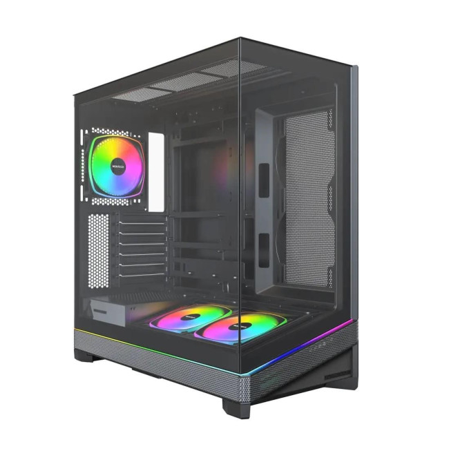 CASE MIDITOWER ATX W/O PSU/BLACK SKY 3 (B) MONTECH