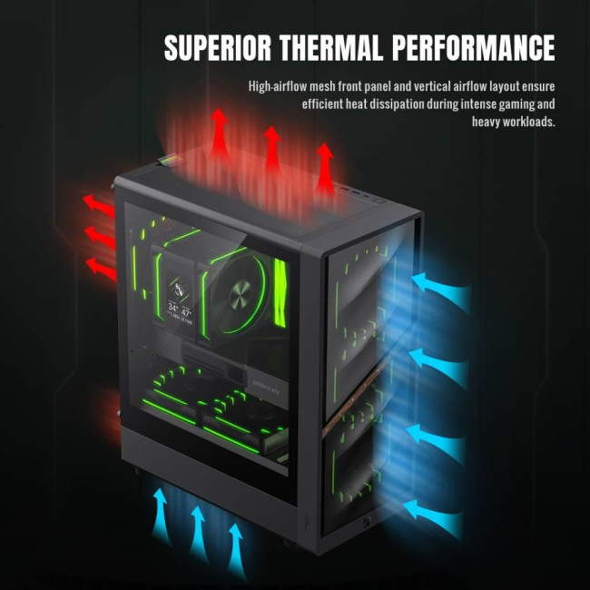 Корпус для комп'ютера ATX W/O PSU AERIS 330 MB GAMEMAX
