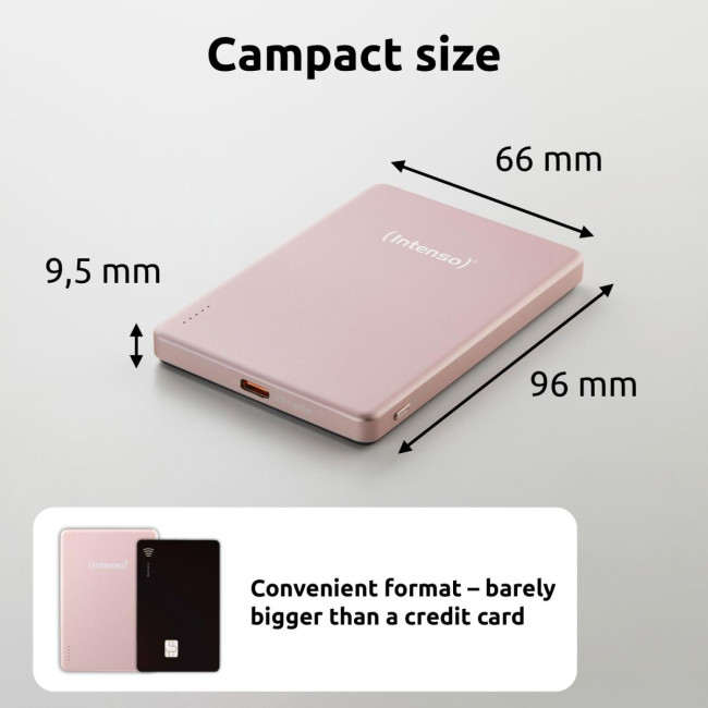 Портативний зарядний пристрій USB 5000MAH MAG ROSE MW5000 7344023 INTENSO