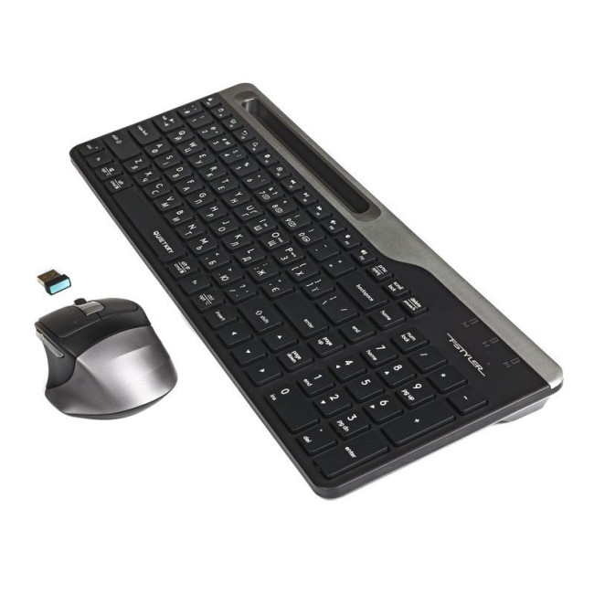 Комплект бездротовий Fstyler клавіатура+миша (FB35C+FBK25), Smoky Grey, USB