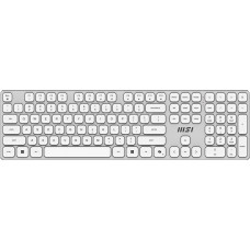 Комплект бездротовий клавіатура + миша MSI K210 W, білий