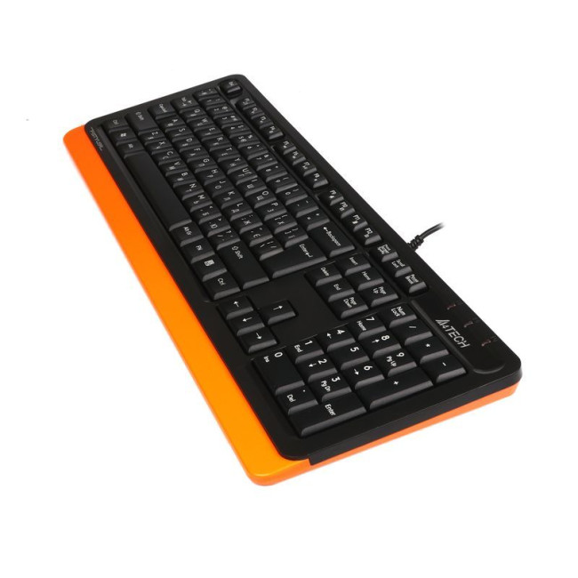 Клавіатура Fstyler Sleek MMedia Comfort, USB, помаранчевий