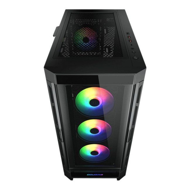 Ігровий корпус, 3*120mm ARGB, 1*120mm ARGB вентилятори передвстановлені, ATX/mATX/mini-ITX, скляне вікно
