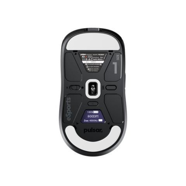 Миша бездротова PULSAR X2 v3 eS Size1 8K чорна