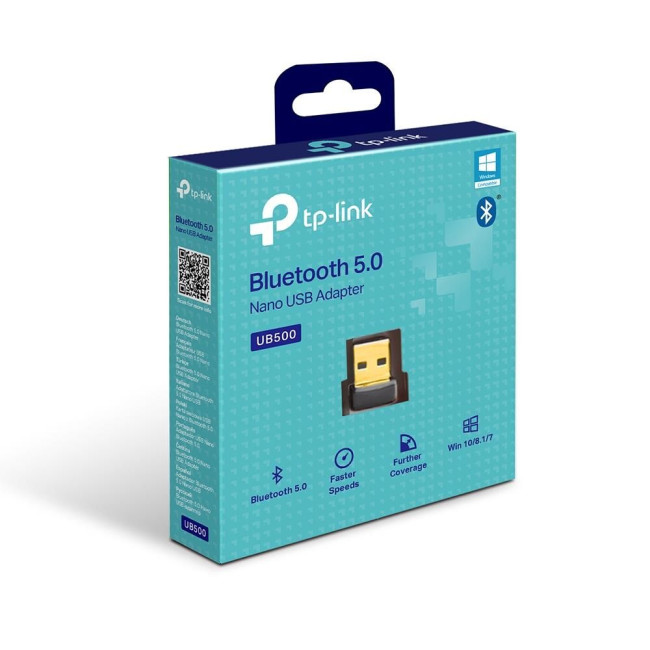 Bluetooth 5.0 Nano USB адаптер, UB500 TP-LINK